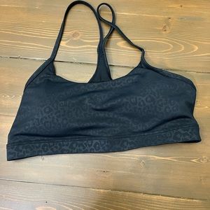 Zyia XL black Leopard Light n Tight Bra
